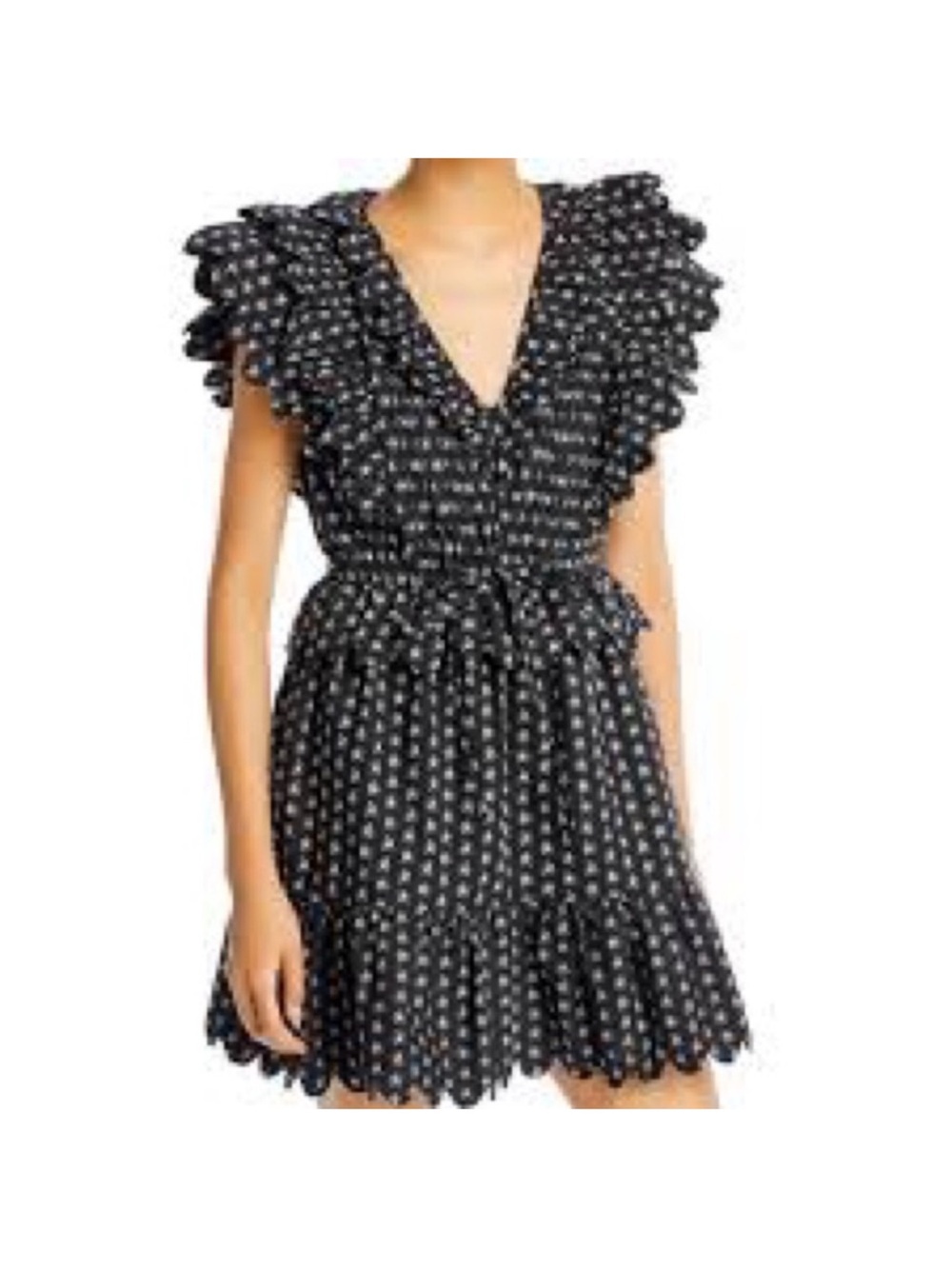 Sea New York Pascala Dress with White Floral Print